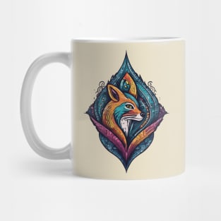 bohemian and poetic fox Mug